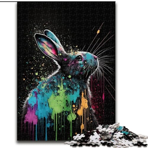 Buntes Maus-Puzzle mit 1000 Teilen für Erwachsene und Jugendliche, Herausforderung für die Gehirnintelligenz, süchtig machendes Spielzeug für die Heimdekoration (26x38cm) von LYXIANY