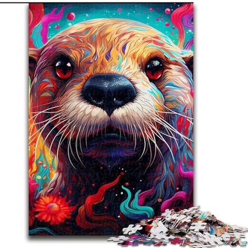 Buntes Otter-Puzzle mit 1000 Teilen für Erwachsene. Schwierige Puzzles für Erwachsene. Perfekt für Familienspaß an Weihnachten, Thanksgiving, Geburtstagen und Ostern. 26x38cm Buntes Otter-Puzzle mit 1000 Teilen für Erwachsene. Schwierige Puzzles für Erwachsene. Perfekt für Familienspaß an Weihnachten, Thanksgiving, Geburtstagen und Ostern. 26x38cm von LYXIANY