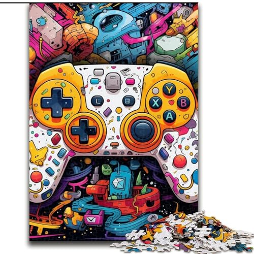 Buntes Spiel, 1000-teiliges Puzzle, Puzzles für Erwachsene, Muttertag, Geburtstag, Weihnachten, 26x38cm Buntes Spiel, 1000-teiliges Puzzle, Puzzles für Erwachsene, Muttertag, Geburtstag, Weihnachten, 26x38cm von LYXIANY