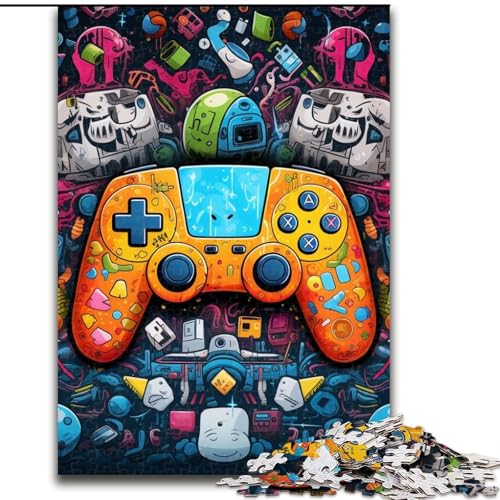 Buntes Spiel-Puzzle 1000 Teile für Erwachsene, Puzzles für Erwachsene, Familienaktivität, DIY-Heimdekoration, 26x38cm Buntes Spiel-Puzzle 1000 Teile für Erwachsene, Puzzles für Erwachsene, Familienaktivität, DIY-Heimdekoration, 26x38cm von LYXIANY
