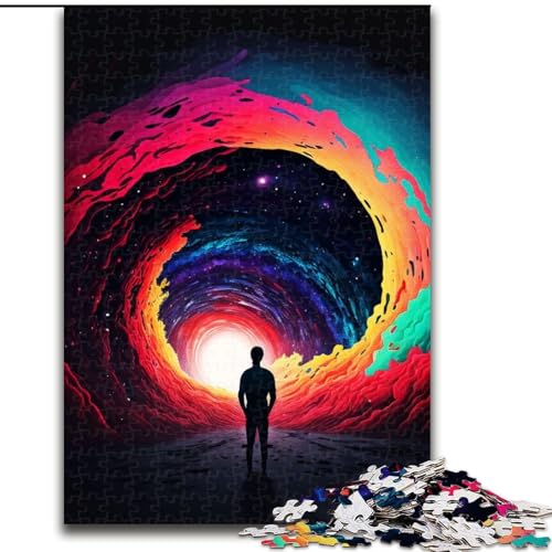 Buntes Straßenpuzzle, 1000 Teile, für Erwachsene, Holzpuzzle, Weihnachten, Halloween, Ostern, Neujahr, Größe 50x75cm Buntes Straßenpuzzle, 1000 Teile, für Erwachsene, Holzpuzzle, Weihnachten, Halloween, Ostern, Neujahr, Größe 50x75cm von LYXIANY