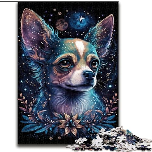 Chihuahua-Puzzles für Erwachsene und Teenager, anspruchsvolles Spiel und Lernspiel für die ganze Familie zum Geburtstag, Weihnachten (26x38cm) von LYXIANY