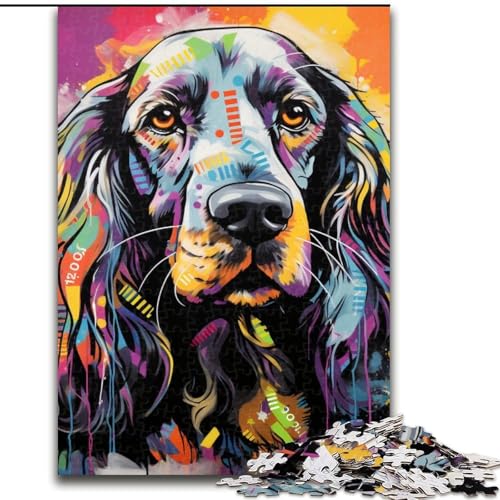 Cocker-Spaniel-Graffiti-Puzzles für 1000 Teile, Holzpuzzles, perfekt für Familienspaß, Partyspiele, Gastgeschenke für Geburtstagspartys, 50x75cm Cocker-Spaniel-Graffiti-Puzzles für 1000 Teile, Holzpuzzles, perfekt für Familienspaß, Partyspiele, Gastgeschenke für Geburtstagspartys, 50x75cm von LYXIANY