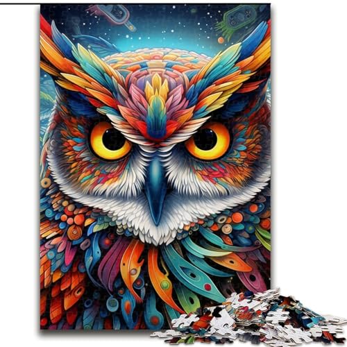 Color Owl 1000-teiliges Puzzle, anspruchsvolles Denkspiel für Teenager, 26x38cm Color Owl 1000-teiliges Puzzle, anspruchsvolles Denkspiel für Teenager, 26x38cm von LYXIANY