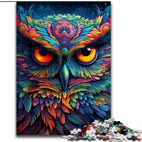 Color Owl 1000-teiliges Puzzle, anspruchsvolles Denkspiel für Teenager, 26x38cm Color Owl 1000-teiliges Puzzle, anspruchsvolles Denkspiel für Teenager, 26x38cm von LYXIANY