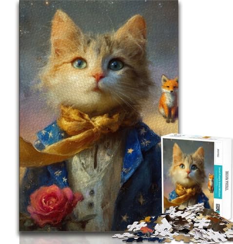 Der kleine Prinz, Hunde-Puzzle, 1000 Teile, für Teenager, Lernspiele, Heimdekoration, Geschenk für die ganze Familie (50x75cm) von LYXIANY