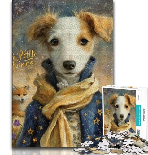 Der kleine Prinz und der Hund, 1000-teiliges Puzzle für Teenager, anspruchsvolles Spielgeschenk, ganze Familie (38x26cm) von LYXIANY