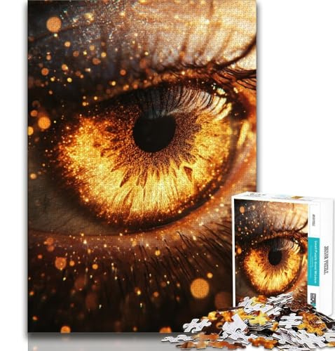 Dream Eyes Puzzles für Teenager, dekomprimierendes intellektuelles Lernspielzeug, geeignet als Schreibtischdekoration (38x26cm) von LYXIANY