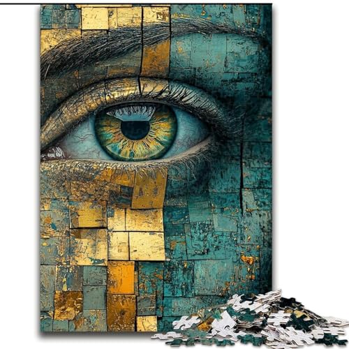 Dream Eyes Puzzles für Teenager 1000, Familienunterhaltungsspielzeug ganze Familie (26x38cm) von LYXIANY