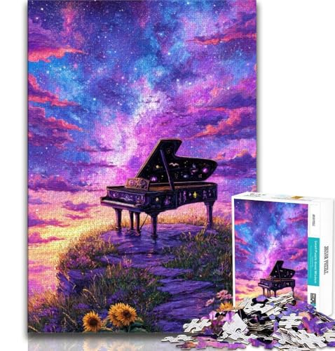 Dream Piano 1000-teiliges Puzzle für Erwachsene und Jugendliche, anspruchsvolles Spielgeschenk, ganze Familie (38x26cm) von LYXIANY