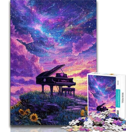 Dream Piano Puzzle 1000 Teile für Erwachsene, Geschenke, dekomprimierendes intellektuelles Lernspielzeug, tolle Geschenke und Spielzeuge (38x26cm) von LYXIANY