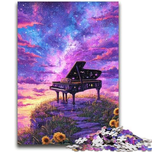 Dream Piano Puzzles für Teenager, 1000 Teile, helfen dem Gehirn, süchtig machendes Spielzeug zu trainieren, um Geduld zu fördern, geeignet für Paare (38x52cm) von LYXIANY