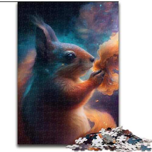 Eichhörnchen-Nebel, 1000-teiliges Puzzle, anspruchsvolles Denkspiel, entspannendes Spielzeug für Teenager, Größe 50x75cm von LYXIANY
