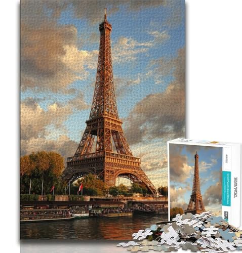 Eiffelturm, London Puzzle 1000 Teile für Teenager, Denkspiel, Wanddekoration, einzigartige Geburtstags (50x75cm) von LYXIANY