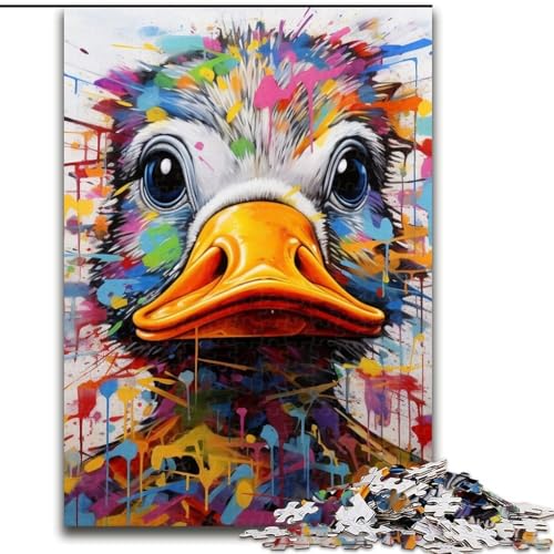 Enten-Graffiti-Puzzle, 1000 Teile, für Erwachsene, anspruchsvolles Denkspiel für Teenager, Spaß für den Spieleabend mit der Familie, 26x38cm Enten-Graffiti-Puzzle, 1000 Teile, für Erwachsene, anspruchsvolles Denkspiel für Teenager, Spaß für den Spieleabend mit der Familie, 26x38cm von LYXIANY