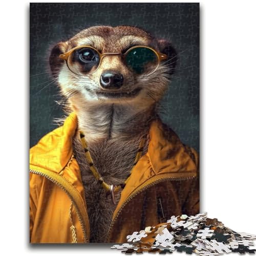 Erdmännchen-Puzzle, 1000 Teile, für Teenager, Denkspiel, Wanddekoration, einzigartige Geburtstags (38x26cm) von LYXIANY