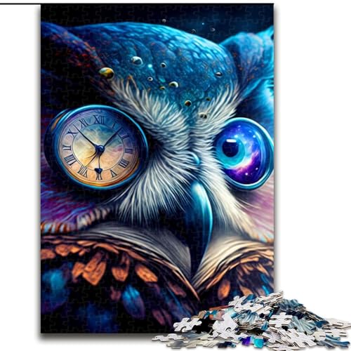 Eulen-Puzzle, 1000 Teile, für Erwachsene, Kartonpuzzle, Weihnachten, Halloween, Ostern, Neujahr, Größe 38x26cm Eulen-Puzzle, 1000 Teile, für Erwachsene, Kartonpuzzle, Weihnachten, Halloween, Ostern, Neujahr, Größe 38x26cm von LYXIANY