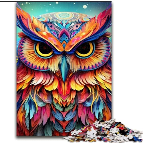 Eulen-Puzzles für 1000 Teile, Holzpuzzles, perfekt für Familienspaß, Partyspiele, Gastgeschenke für Geburtstagspartys, 50x75cm Eulen-Puzzles für 1000 Teile, Holzpuzzles, perfekt für Familienspaß, Partyspiele, Gastgeschenke für Geburtstagspartys, 50x75cm von LYXIANY