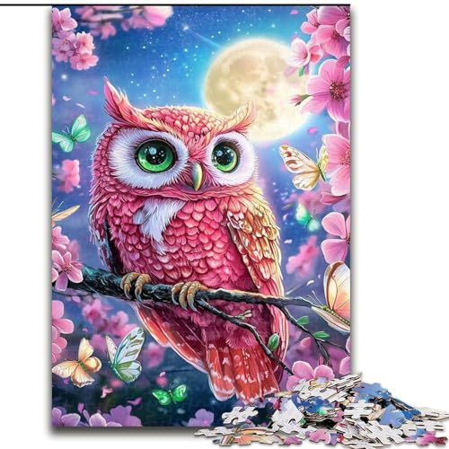Eulen-Puzzles für Erwachsene und Jugendliche, Lernspiele, Heimdekoration, Geburtstagsgeschenk, Geschenke, Wandkunst (26x38cm) von LYXIANY