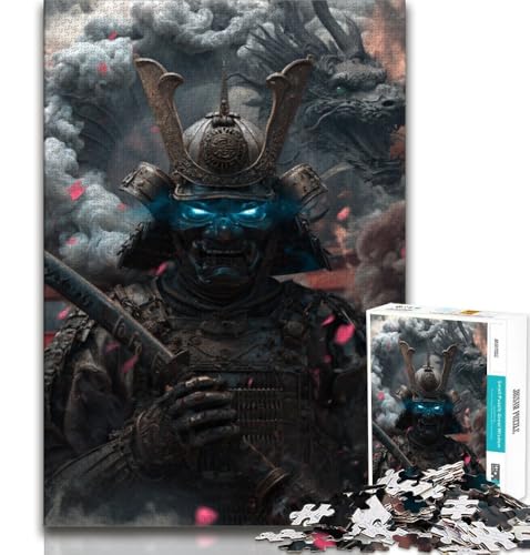 Evil Knight 1000-teiliges Puzzle für Erwachsene und Jugendliche, Denkspiel, Wanddekoration, einzigartige Geburtstags (38x26cm) von LYXIANY