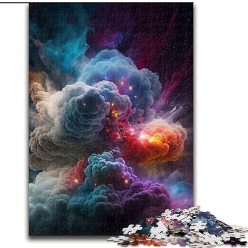 Explosion of Color V 1000-teiliges Puzzle Anspruchsvolles Denkspiel – Entspannendes Spielzeug für Teenager, Größe 50x75cm von LYXIANY