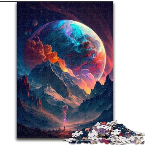 Fantasie-Planetenlandschaft, 1000-teiliges Puzzle, anspruchsvolles Denkspiel, entspannendes Spielzeug für Teenager, Größe 50x75cm von LYXIANY