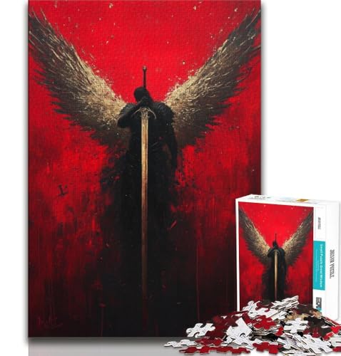 Fantasy Angel Knight Puzzle für Erwachsene 1000 Teile Puzzle, Denkspiel Wanddekoration Einzigartige Geburtstags 50x75cm Fantasy Angel Knight Puzzle für Erwachsene 1000 Teile Puzzle, Denkspiel Wanddekoration Einzigartige Geburtstags 50x75cm von LYXIANY