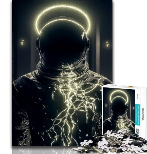 Fantasy-Astronauten-Puzzle für Erwachsene, 1000 Teile, schwierig, Lernspielzeug, Familienspiele, Geschenke für Freunde und Familie (38x26cm) von LYXIANY