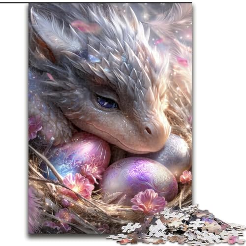 Fantasy-Drachen-Puzzles für Erwachsene, Herausforderung für die Gehirnintelligenz, süchtig machendes Spielzeug, Geburtstagsgeschenk für Kinder ab 14 Jahren (26x38cm) von LYXIANY
