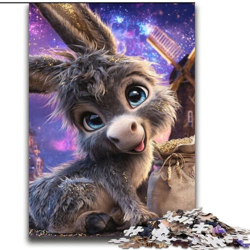 Fantasy-Esel-Puzzle, 2000 Teile, für Teenager, anspruchsvolle Spiele, ganze Familie (70x100cm) von LYXIANY