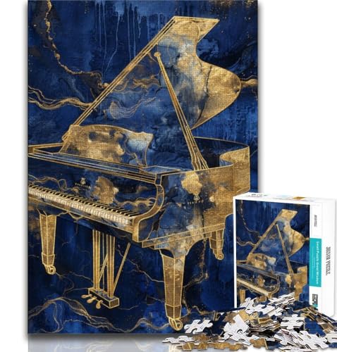 Fantasy Piano 1000-teiliges Puzzle für Erwachsene und Jugendliche, anspruchsvolles Spielgeschenk, ganze Familie (75x50cm) von LYXIANY