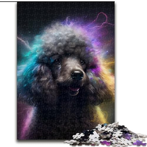 Fantasy-Pudel-Puzzle, 1000 Teile, Holzpuzzle für Teenager und Jugendliche, ideales Geburtstags, Größe: 50x75cm von LYXIANY