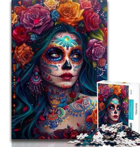 Fantasy-Skelett-Puzzle mit 1000 Teilen für Erwachsene, Geschenke, anspruchsvoll zu vervollständigen, Aber lustig und humorvoll, einzigartige Heimdekoration und Geschenke (38x26cm) von LYXIANY