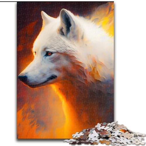 Fantasy-Wolf-Puzzle, 1000 Teile, Holzpuzzle für Teenager und Jugendliche, ideales Geburtstags, Größe: 50x75cm Fantasy-Wolf-Puzzle, 1000 Teile, Holzpuzzle für Teenager und Jugendliche, ideales Geburtstags, Größe: 50x75cm von LYXIANY