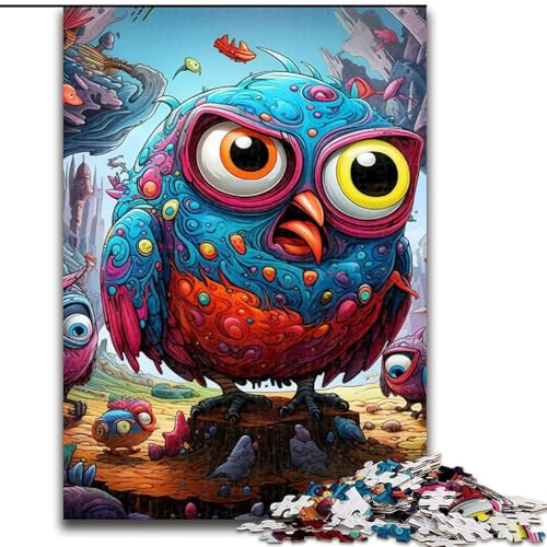 Farbige Vogel-Puzzles für 1000 Teile, Holzpuzzles, perfekt für Familienspaß, Partyspiele, Gastgeschenke für Geburtstagspartys, 50x75cm Farbige Vogel-Puzzles für 1000 Teile, Holzpuzzles, perfekt für Familienspaß, Partyspiele, Gastgeschenke für Geburtstagspartys, 50x75cm von LYXIANY