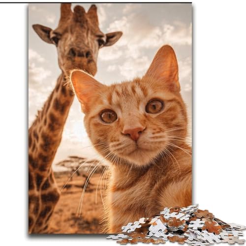 Farbiges Alpaka-Puzzle mit 1000 Teilen für Erwachsene und Jugendliche Hilft dem Gehirn, süchtig machendes Spielzeug zu trainieren und Geduld zu fördern Einzigartiges Herausforderungsspiel (26x38cm) von LYXIANY