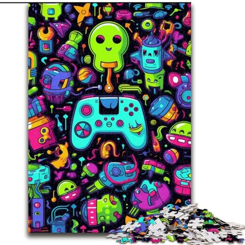 Farbspiel-Puzzle 1000 Teile für Erwachsene, Puzzles für Erwachsene, Familienaktivität, DIY-Heimdekoration, 26x38cm Farbspiel-Puzzle 1000 Teile für Erwachsene, Puzzles für Erwachsene, Familienaktivität, DIY-Heimdekoration, 26x38cm von LYXIANY