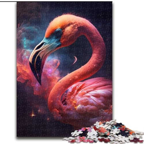 Flamingo-Puzzle mit 1000 Teilen Anspruchsvolles Denkspiel – Entspannendes Spielzeug für Teenager, Größe 50x75cm von LYXIANY