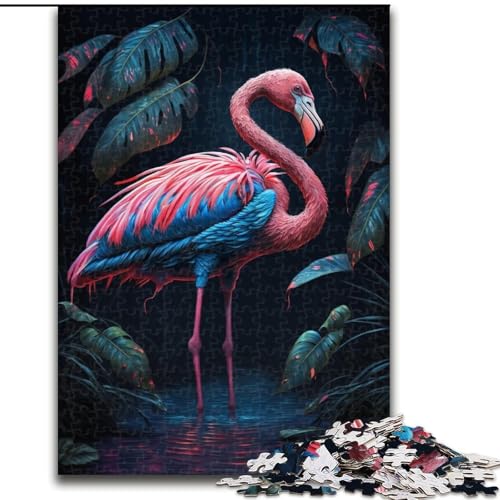 Flamingo-Puzzle mit 1000 Teilen für Erwachsene, pädagogisches Denkspiel, künstlerische Heim- und Bürodekoration, ab 14 Jahren, Größe 38x26cm Flamingo-Puzzle mit 1000 Teilen für Erwachsene, pädagogisches Denkspiel, künstlerische Heim- und Bürodekoration, ab 14 Jahren, Größe 38x26cm von LYXIANY