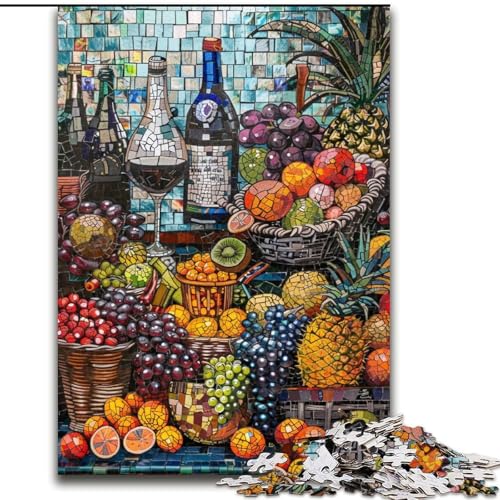 Fruit Shop Puzzle für Erwachsene, 1000 Teile, pädagogisches Spielzeug zum Stressabbau, ganze Familie (50x75cm) von LYXIANY