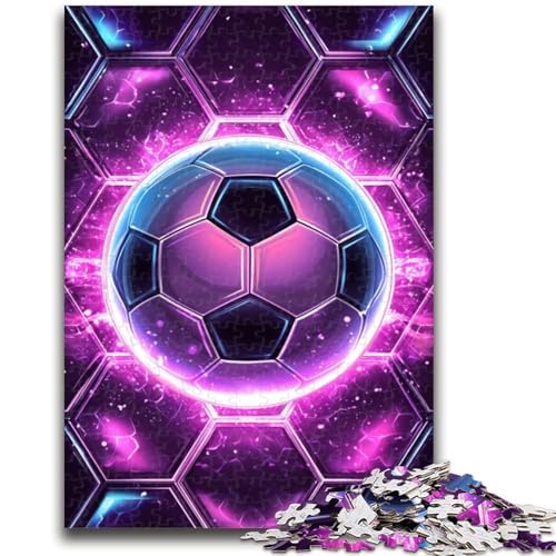 Fußball-Puzzles für Erwachsene und Jugendliche, anspruchsvolles Spielspielzeug, jedes Teil ist einzigartig – anspruchsvolles Familienspiel (38x26cm) von LYXIANY