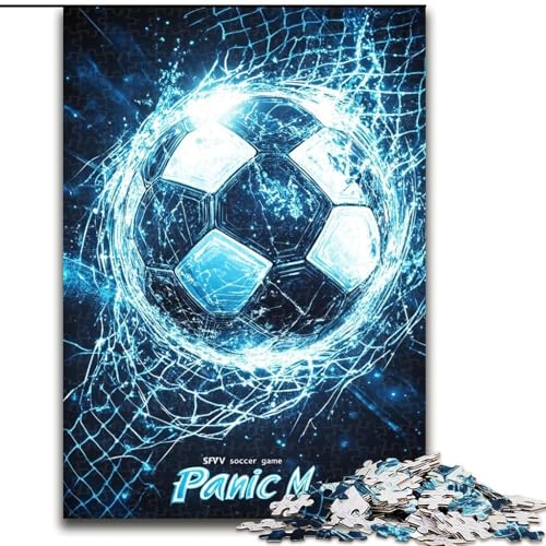 Fußball-Puzzles für Erwachsene und Jugendliche, lustige Spiele für die ganze Familie, Aktivitäten für zu Hause, Geburtstagsgeschenk, Reisegeschenk (26x38cm) von LYXIANY