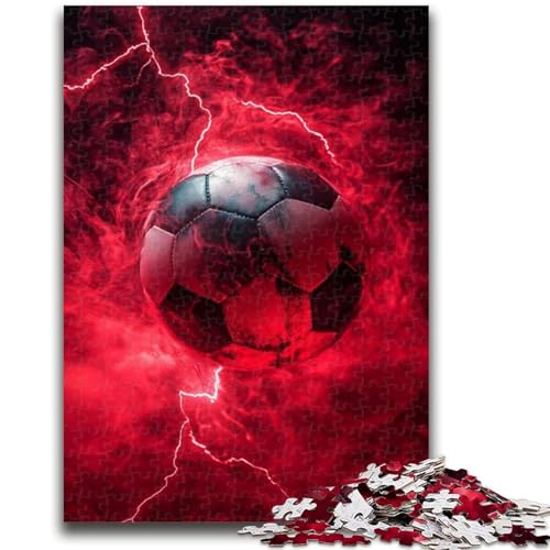 Fußball-Sport-Puzzles für Erwachsene, Familienspiel zum Stressabbau, schwierige Herausforderung, Künstlersammlung, bildende Kunst (38x26cm) von LYXIANY