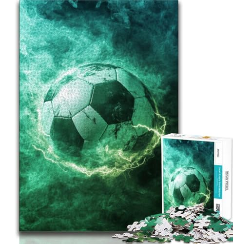 Fußball-Sport-Puzzles für Teenager, 1000 Puzzles, Stressabbau, schwierige Herausforderung, gutes Geschenk für die ganze Familie (38x26cm) von LYXIANY