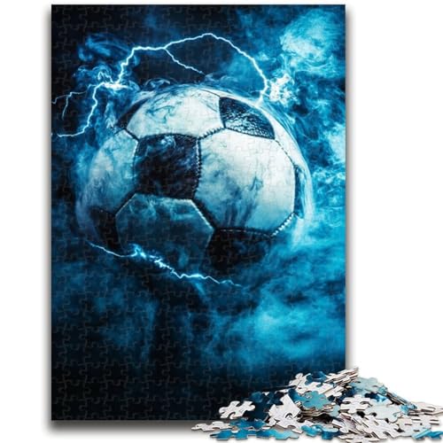 Fußball-Sport-Puzzles für Teenager, anspruchsvoll zu vervollständigen, Aber lustig und humorvoll, mit passendem Poster und Quizblatt (50x75cm) von LYXIANY