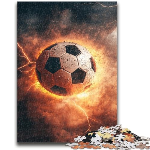 Fußball-Sportpuzzle für Erwachsene und Jugendliche, 1000 Teile, Familienspiel zum Stressabbau, schwierige Herausforderung, tolle Geschenke und Spielzeuge (38x26cm) von LYXIANY