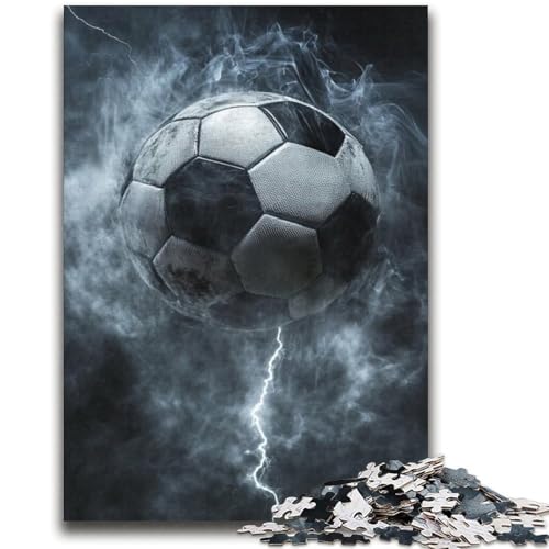 Fußball-Sportpuzzles für Erwachsene und Jugendliche, anspruchsvolles Spielspielzeug, jedes Teil ist einzigartig – anspruchsvolles Familienspaßspiel (38x52cm) von LYXIANY