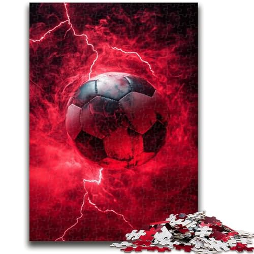 Fußball-Sportpuzzles für Erwachsene und Jugendliche, anspruchsvolles Spielspielzeug, jedes Teil ist einzigartig – anspruchsvolles Familienspaßspiel (50x75cm) von LYXIANY