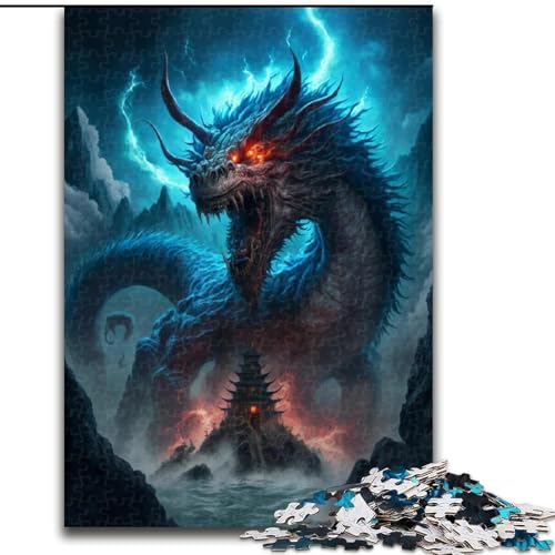 Galaxy Art Fliegender Drache, 1000-teiliges Puzzle für Erwachsene, Holzpuzzle zur Heimdekoration, ideales Weihnachts- und Neujahrsgeschenk für Teenager, Größe 50x75cm Galaxy Art Fliegender Drache, 1000-teiliges Puzzle für Erwachsene, Holzpuzzle zur Heimdekoration, ideales Weihnachts- und Neujahrsgeschenk für Teenager, Größe 50x75cm von LYXIANY
