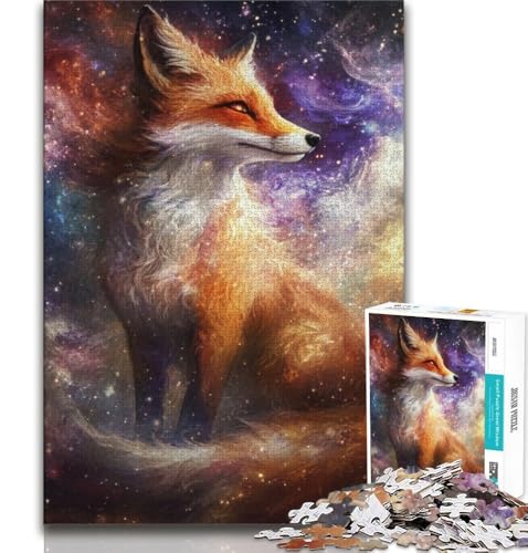 Galaxy Fox 1000-teiliges Puzzle für Jugendliche und Erwachsene, Stressabbau, schwierige Herausforderung, einzigartige Heimdekoration und Geschenke (50x75cm) von LYXIANY